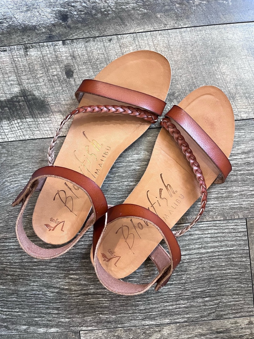 Blowfish Malibu Goya Vegan Strappy Sandals US 10